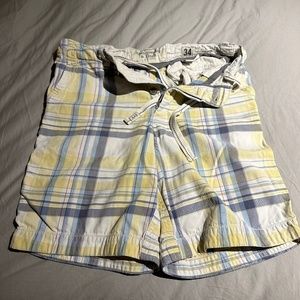 Vintage Mens Abercrombie & Fitch Plaid Shorts